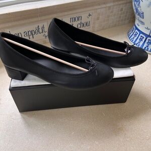 REPETTO CAMILLE RUBBER SOLE BALLET HEELS